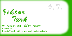 viktor turk business card